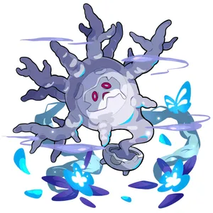 Cursola With Blue Flowers Wallpaper