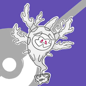 Cursola With Purple Background Wallpaper