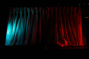 Curtain Lit Iphone Wallpaper