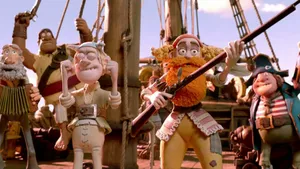 Curvaceous And Albino From The Pirates Band Of Misfits Wallpaper