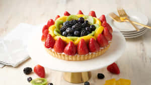 Custard Pie Full Berry Tart Wallpaper