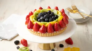 Custard Pie Full Berry Tart Wallpaper