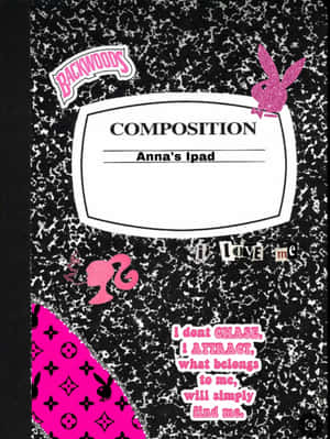 Customized Composition Notebook Cover Wallpaper