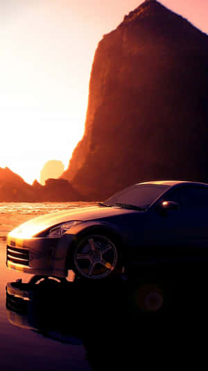 Customized Nissan 350z On The Iphone Wallpaper