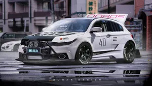 Customized Qoros5 Sports Car Wallpaper