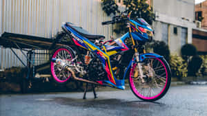 Customized Raider 150 Fi Bike Wallpaper