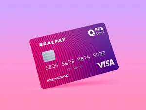 Customized Visa Bank Credit Card Wallpaper