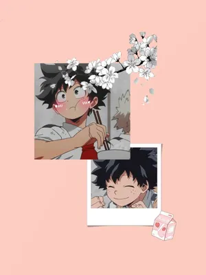 Cute Aesthetic Deku Pink Aesthetic Flowers Wallpaper