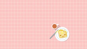 Cute Aesthetic Toast Wallpaper