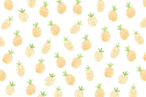 Cute And Colorful Kawaii Fruit Characters Wallpaper