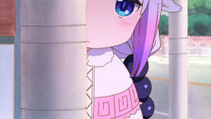 Cute And Fun, Kanna Kamui From The Anime Miss Koikoe Wallpaper