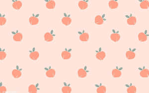 Cute And Juicy Peach Perfect For Snacking! Wallpaper