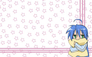 Cute Anime Character Star Background Wallpaper