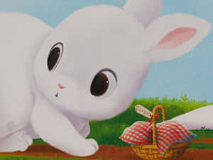 Cute Anime Easter Bunny Wallpaper