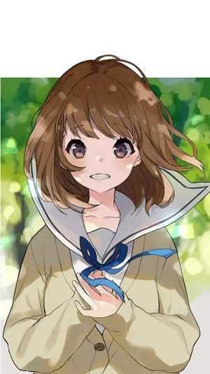 Cute Anime Schoolgirl Pfp For Tiktok Wallpaper