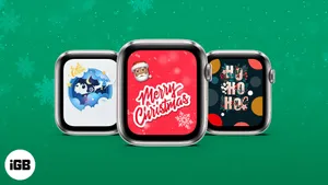 Cute Apple Watch Face Christmas Wallpaper