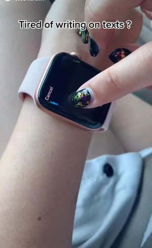 Cute Apple Watch Face Flicktype Wallpaper