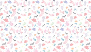 Cute Axolotl And Sea Animals Doodle Art Wallpaper