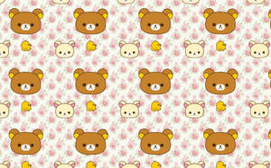 Cute Bear Teddy Background Wallpaper