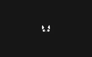 Cute Black And White Jiji Wallpaper