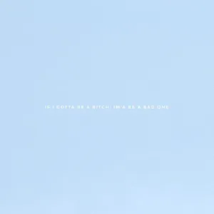 Cute Blue Aesthetic White Small Text Wallpaper