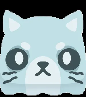 Cute_ Blue_ Cat_ Cartoon Wallpaper