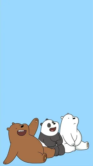 Cute Blue Iphone Lock Screen Wallpaper