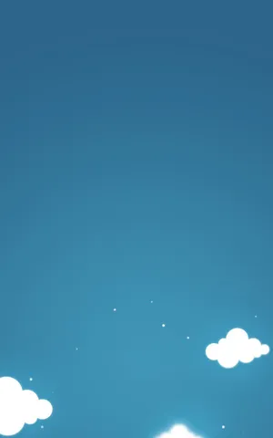 Cute Blue Phone Dark Clouds Wallpaper