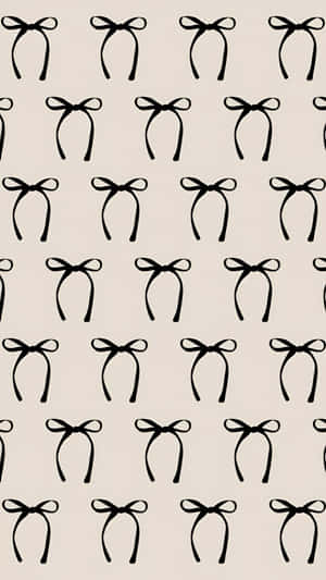 Cute Bow Pattern Wallpaper