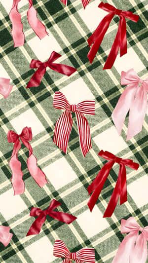 Cute Bow Pattern Wallpaper