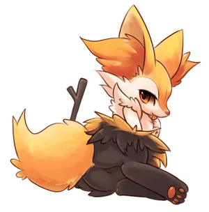 Cute Braixen Artwork Wallpaper