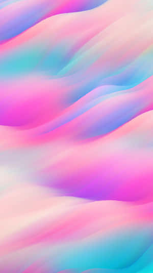 Cute Bright Color Waves Background Wallpaper