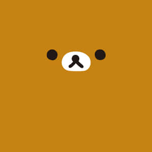 Cute Brown Bear Illustration Wallpaper