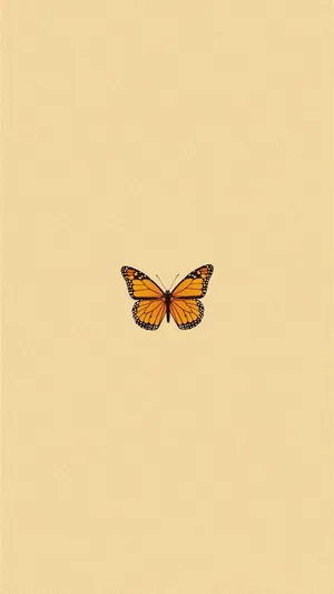 Cute Butterfly Original Iphone 4 Wallpaper