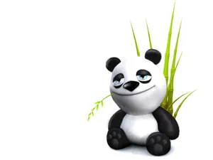 Cute Cartoon Animal Panda Wallpaper