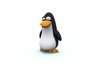 Cute Cartoon Animal Penguin Wallpaper