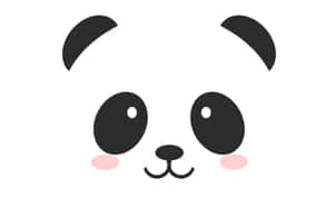 Cute Cartoon Panda Eyes And Ears Wallpaper