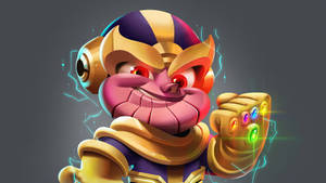 Cute Cartoon Thanos Hd Wallpaper