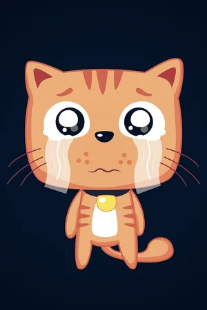 Cute Cat Pfp Crying Wallpaper