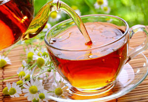 Cute Chamomile Tea Wallpaper