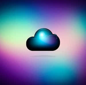 Cute Cloud Icon Metallic Colorful Theme Wallpaper