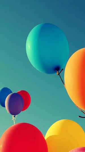 Cute Colorful Balloon Home Screen Wallpaper