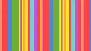 Cute Colorful Striped Wallpaper Wallpaper