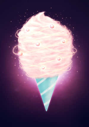 Cute Cotton Candy Pink Wallpaper