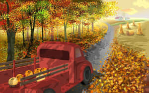 Cute Country Scene Digital Art Wallpaper