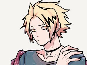 Cute Denki Drawing Wallpaper