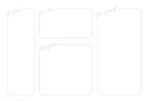 Cute Desktop Organizer Blank Stationery Wallpaper