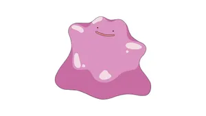 Cute Ditto Smiling Wallpaper