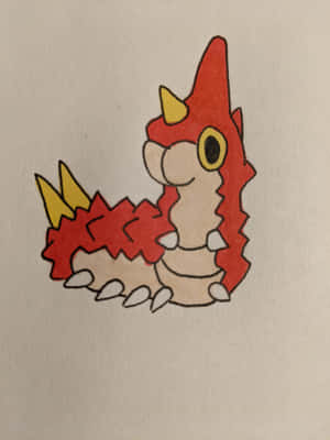 Cute Drawing Of Wurmple Wallpaper