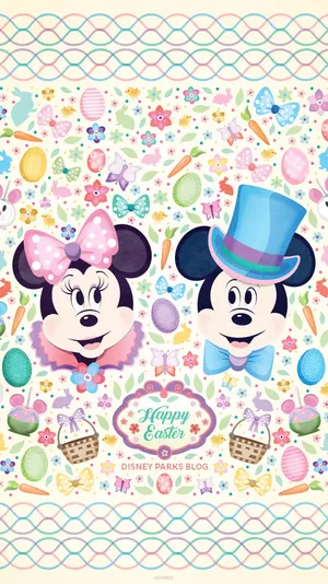 Cute Easter Iphone With Mickey Mouse Wallpaper